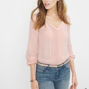 WHBM Stud-Detail Bliuse NWT